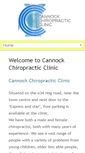 Mobile Screenshot of cannockchiro.co.uk